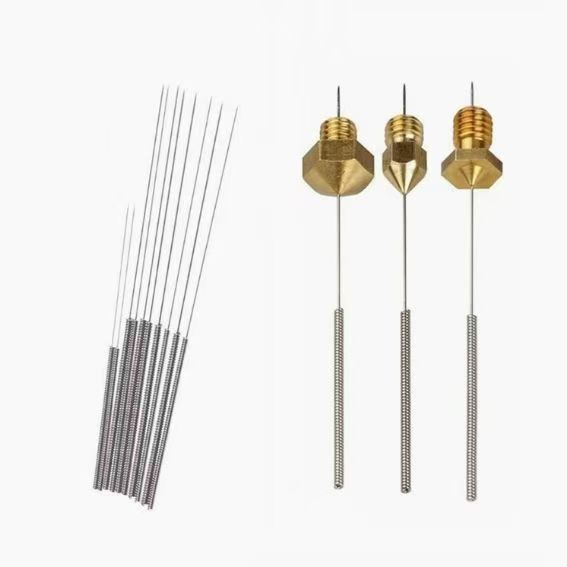 3D printer nozzle cleaning needle